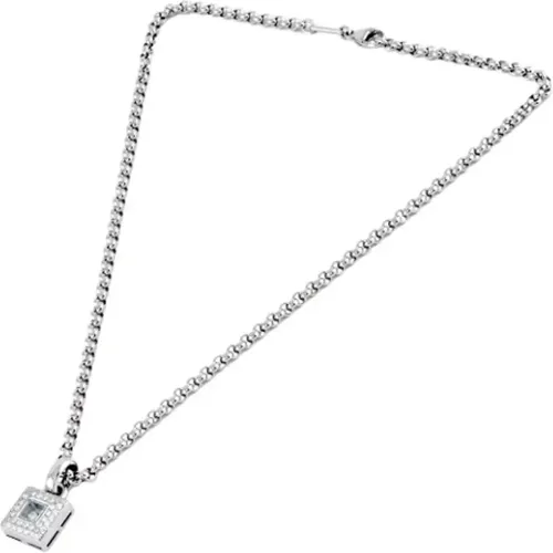 Pre-owned Jewellery, female, , Size: ONE SIZE Pre-owned White Gold necklaces - Chopard Pre-owned - Modalova