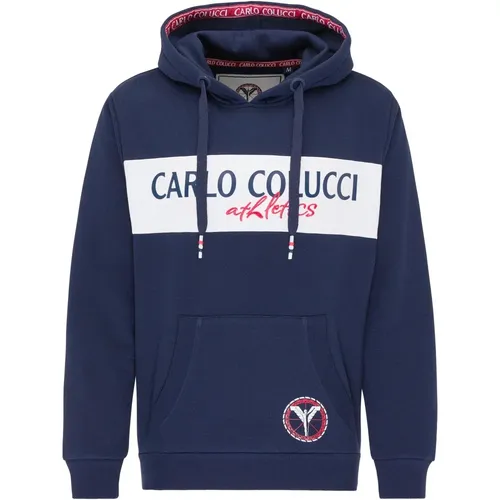 Atletico Sweathoodie Conto - Men`s Sweatshirt , male, Sizes: XL, L, 2XL, M - carlo colucci - Modalova