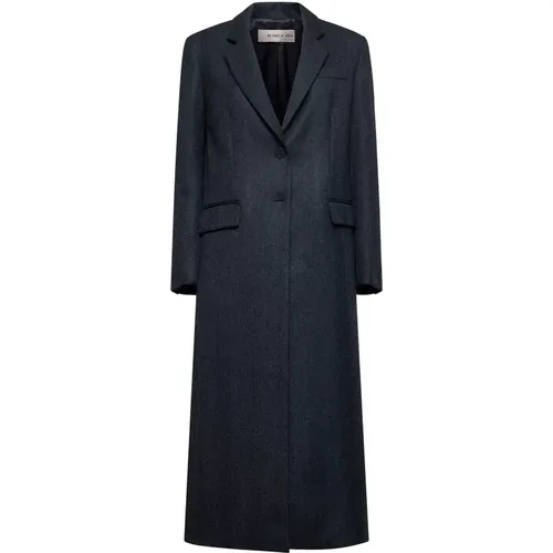 Anthracite Winter Coat , female, Sizes: L, XS, M, 2XS, S - Blanca Vita - Modalova