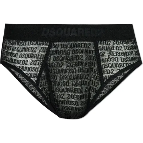 Bottoms, male, , Size: M Lace briefs - Dsquared2 - Modalova