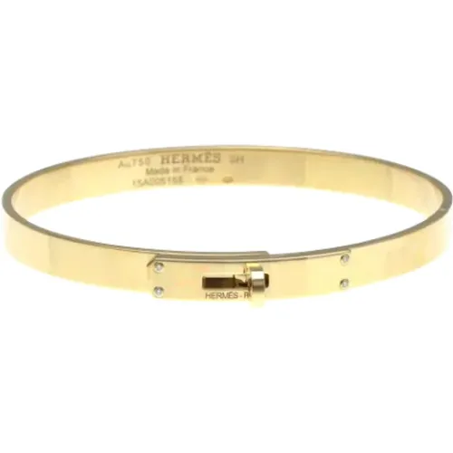 Pre-owned Jewellery, female, , Size: ONE SIZE Pre-owned Rose Gold bracelets - Hermès Vintage - Modalova