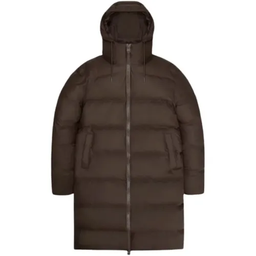 Wasserdichte Winter Puffer Jacke mit Kapuze - Rains - Modalova