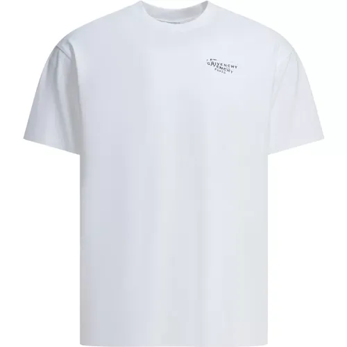 T-Shirts, male, , Size: M T-shirt in cotton with Stamp print - Givenchy - Modalova