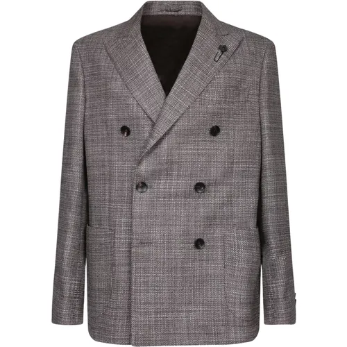 Blazers, male, , Size: XL Blazer Elevate Style Sophisticated - Lardini - Modalova