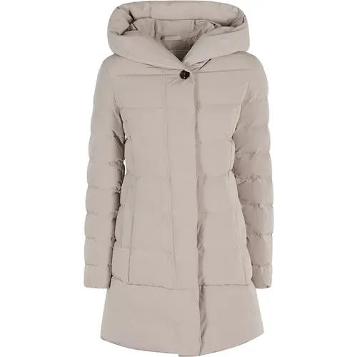 Puffy Parka Jacke , Damen, Größe: L - Woolrich - Modalova