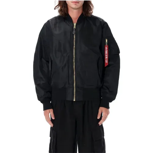 Bomber Jackets, male, , Size: XL Ma-1 Bomber Jacket Outerwear - alpha industries - Modalova