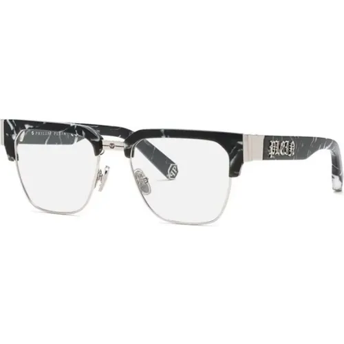 Marbled Vpp113M 0Z21 Sunglasses , unisex, Sizes: 53 MM - Philipp Plein - Modalova