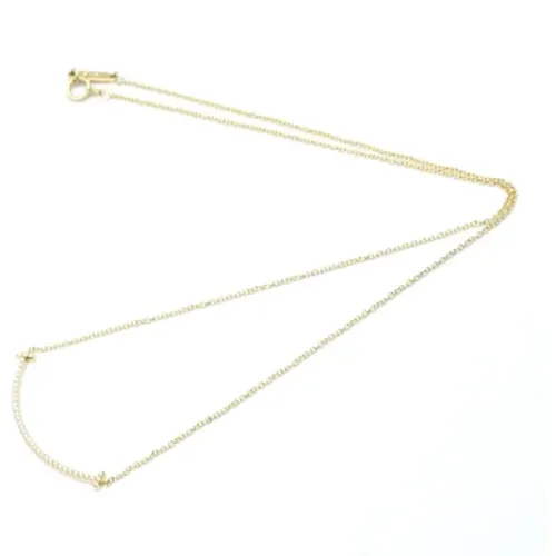 Pre-owned Jewellery, female, , Size: ONE SIZE Pre-owned Gold necklaces - Tiffany & Co. Pre-owned - Modalova