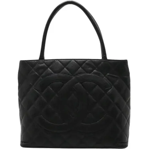 Pre-owned Tote Bags, female, , Size: ONE SIZE Pre-owned Leather chanel-bags - Chanel Vintage - Modalova