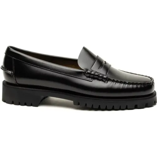 Flache Schwarze Schuhe DAN LUG , Damen, Größe: 37 EU - Sebago - Modalova