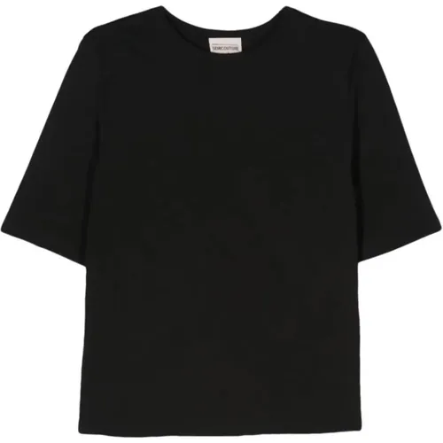 T-Shirts , Damen, Größe: S - Semicouture - Modalova