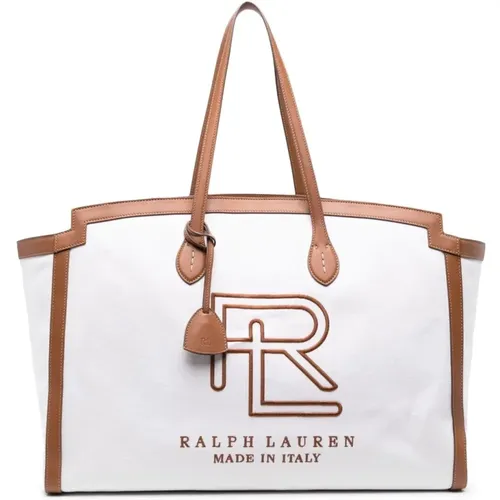 Large beach tote bag , female, Sizes: ONE SIZE - Ralph Lauren - Modalova