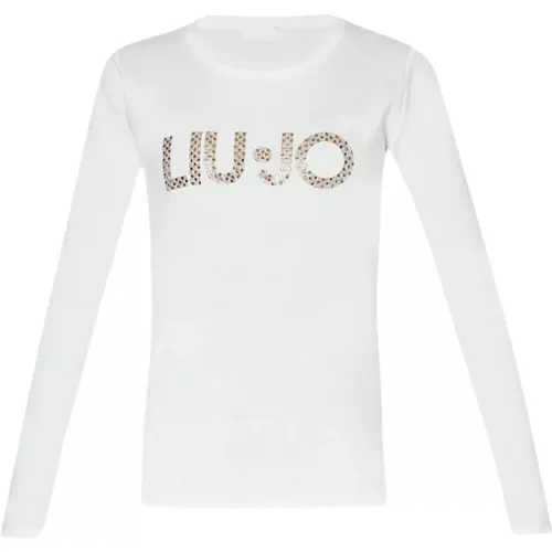 Casual Cotton T-Shirt , female, Sizes: L, S, XL - Liu Jo - Modalova