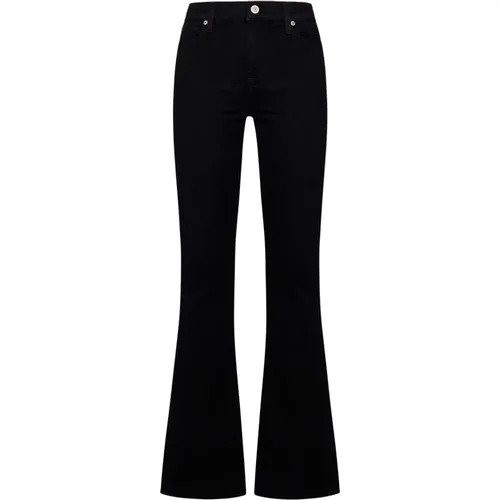 Schwarze Jeans , Damen, Größe: W28 - 7 For All Mankind - Modalova