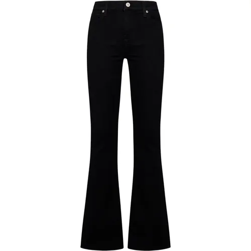 Schwarze Jeans , Damen, Größe: W26 - 7 For All Mankind - Modalova