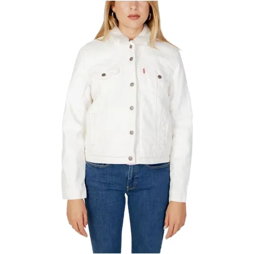 Levi's, Sherpa Trucker Jacke , Damen, Größe: L - Levis - Modalova