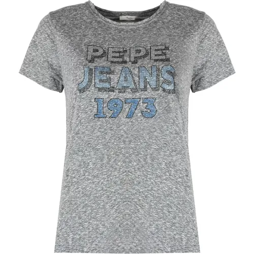 T-Shirt Bibiana , Damen, Größe: M - Pepe Jeans - Modalova