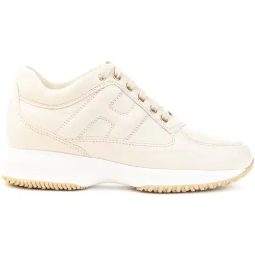 Interaktive Avorio Sneakers für Damen , Damen, Größe: 36 1/2 EU - Hogan - Modalova