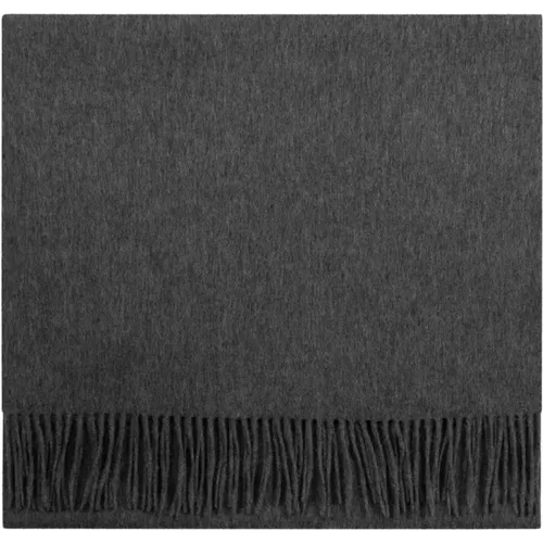 Warm Wool Scarf with Fringes , male, Sizes: ONE SIZE - Les Deux - Modalova
