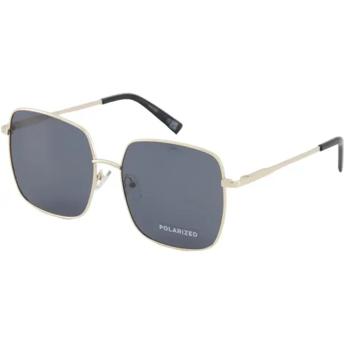 Cherished Gold Polarized Sunglasses , unisex, Sizes: ONE SIZE - Le Specs - Modalova
