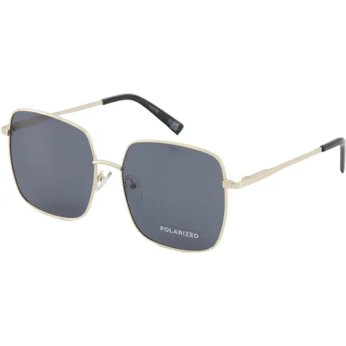 Sunglasses, unisex, , Size: ONE SIZE Cherished Gold Polarized Sunglasses - Le Specs - Modalova