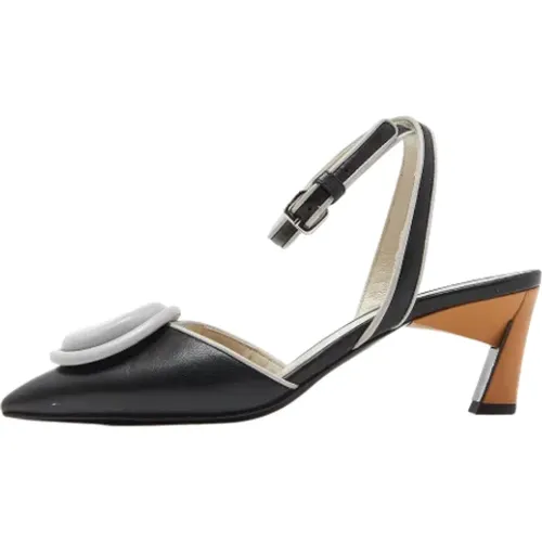 Pre-owned Leather heels , female, Sizes: 4 1/2 UK - Marni Pre-owned - Modalova