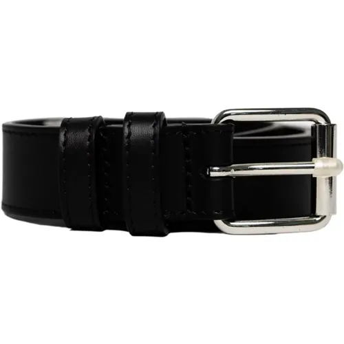 Belts, unisex, , Size: S Calf Leather Belt with Buckle - Comme des Garçons - Modalova