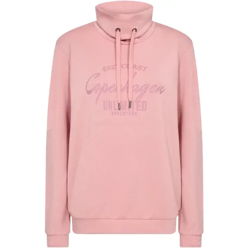 Bequemer Sweatshirt mit Hohem Kragen , Damen, Größe: S - Soyaconcept - Modalova