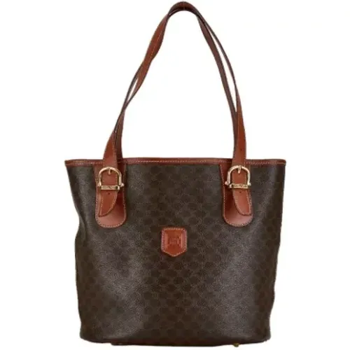 Pre-owned Tote Bags, female, , Size: ONE SIZE Pre-owned Leather celine-bags - Celine Vintage - Modalova