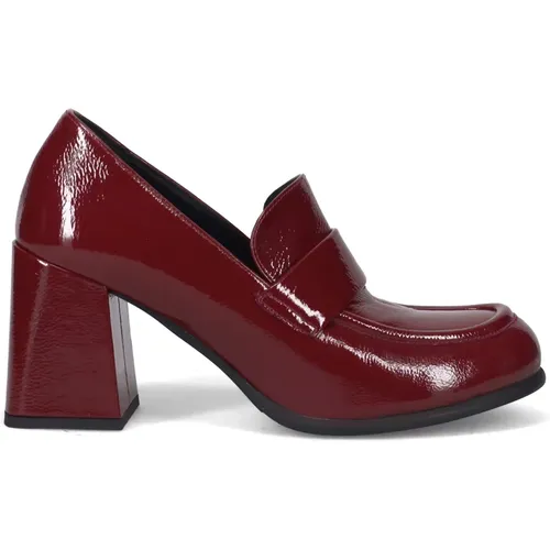 Elegante Rote Flache Schuhe - Sangiorgio - Modalova