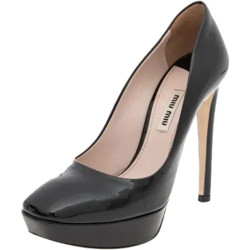 Pre-owned Pumps, female, , Size: 7 US Pre-owned Leather heels - Miu Miu Pre-owned - Modalova