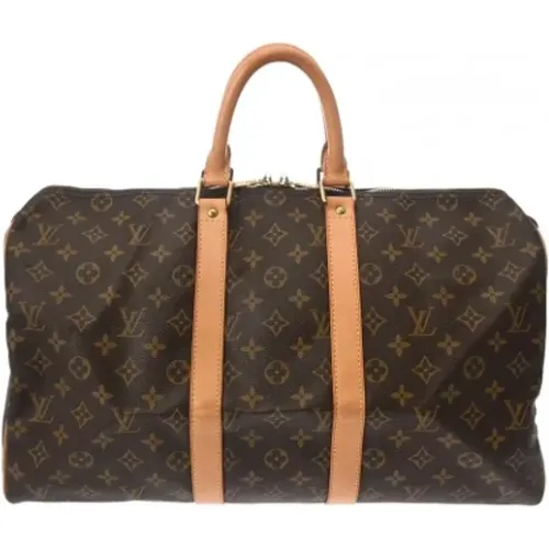 Pre-owned Weekend Bags, female, , Size: ONE SIZE Pre-owned Canvas louis-vuitton-bags - Louis Vuitton Vintage - Modalova