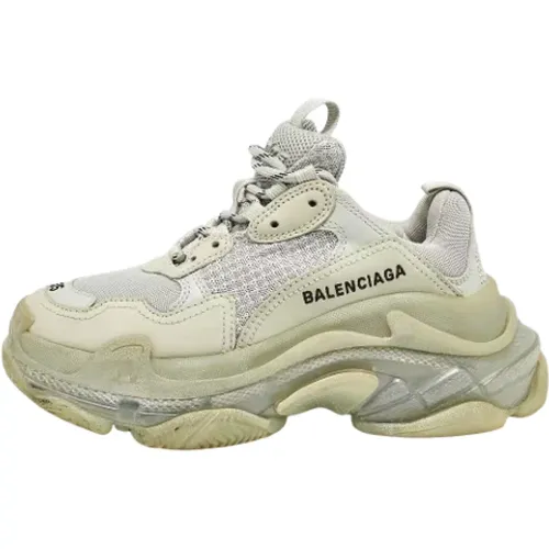 Pre-owned Sneakers, female, , Size: 5 US Pre-owned Leather sneakers - Balenciaga Vintage - Modalova