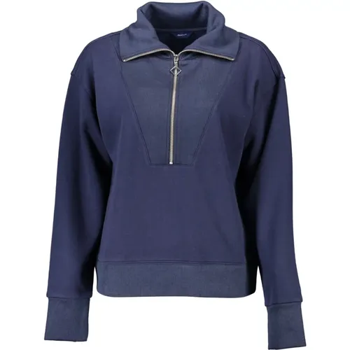 Stylish Half-Zip High Neck Sweater , male, Sizes: L - Gant - Modalova