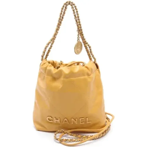 Pre-owned Leather chanel-bags , female, Sizes: ONE SIZE - Chanel Vintage - Modalova