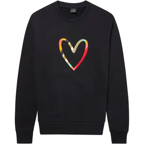 Heart Embroidered Sweatshirt , female, Sizes: M - PS By Paul Smith - Modalova