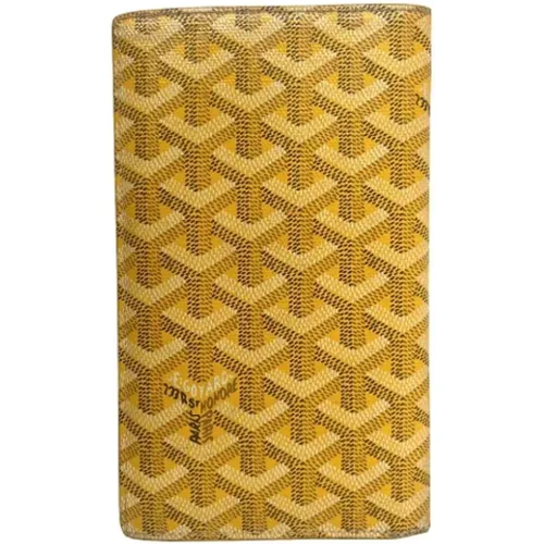 Pre-owned Wallets, unisex, , Size: ONE SIZE Pre-owned Leather wallets - Goyard Vintage - Modalova