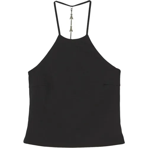 T-Shirt-Jersey-ärmelloses Top , Damen, Größe: S - PATRIZIA PEPE - Modalova