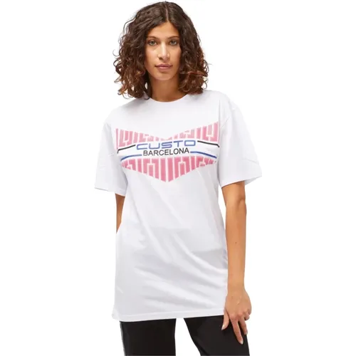 T-Shirts , Damen, Größe: M - Custo Barcelona - Modalova