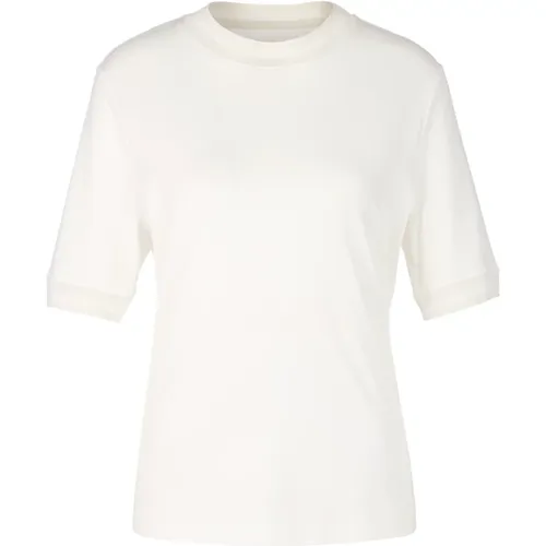 Gestreiftes Baumwoll-T-Shirt , Damen, Größe: 2XL - Marc Cain - Modalova