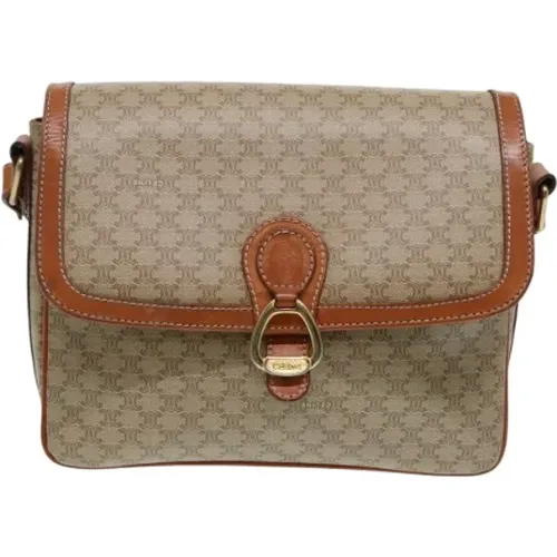 Pre-owned Cross Body Bags, female, , Size: ONE SIZE Pre-owned Canvas celine-bags - Celine Vintage - Modalova