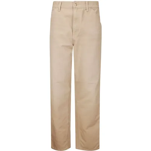 Straight Trousers, male, , Size: W32 Cotton Trousers Straight Cut - Carhartt WIP - Modalova