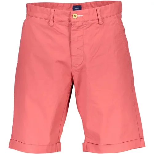 Rote Bermuda Hose für Herren Gant - Gant - Modalova