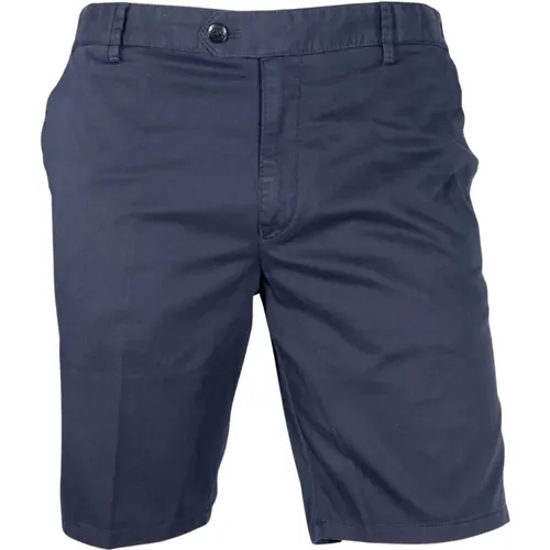 Blaue B-Elba Bermuda Shorts , Herren, Größe: W42 - Meyer - Modalova