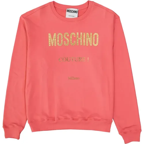 Sweatshirts, male, , Size: XL Stylish Logo Sweatshirt for Men - Moschino - Modalova