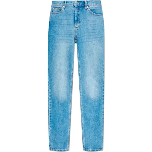 Jeans mit Logo , Damen, Größe: L - Munthe - Modalova