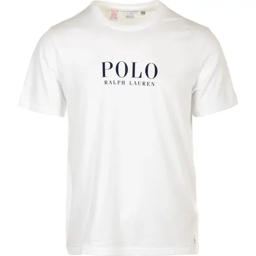 Weiße T-Shirts und Polos Crew Top , Herren, Größe: 2XL - Ralph Lauren - Modalova