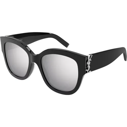 Silver Sunglasses SL M95/F , female, Sizes: 56 MM - Saint Laurent - Modalova