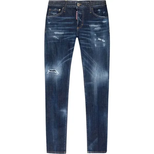 Slim-Fit Denim Jeans for Men , male, Sizes: XS - Dsquared2 - Modalova