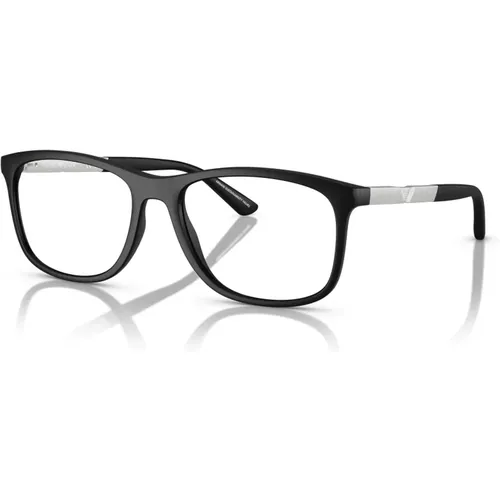 Glasses, unisex, , Size: 55 MM Matte Eyewear Frames EA 3247 - Emporio Armani - Modalova